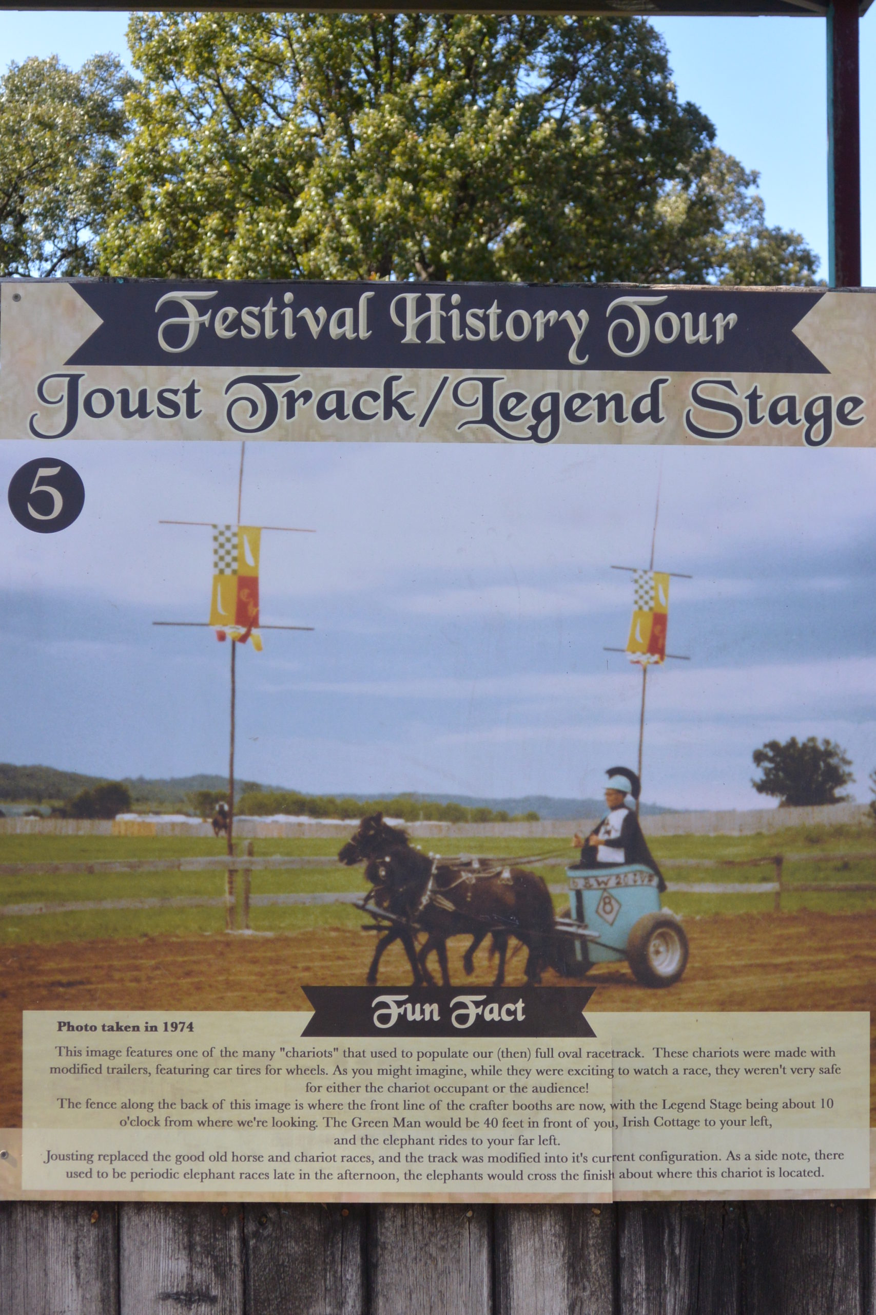 Festival History Tour - Track